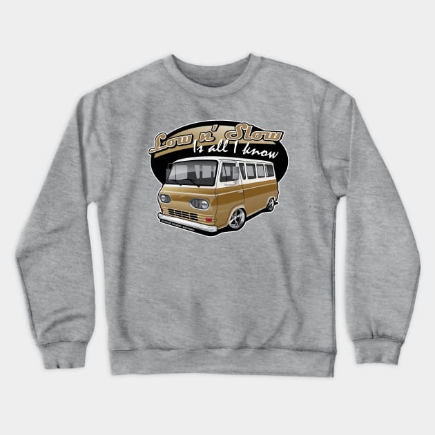 Low n' Slow 1961 - 1967 Econoline Crewneck Sweatshirt by RBDesigns